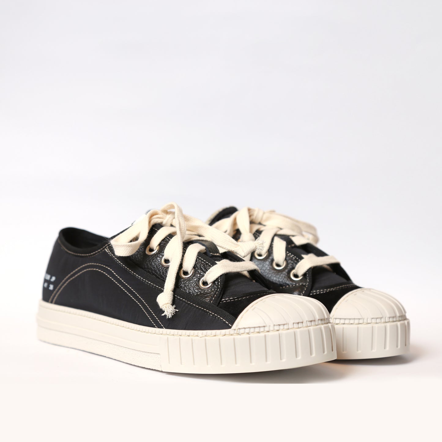 Sneakers Van Dick Low Nere Piumino